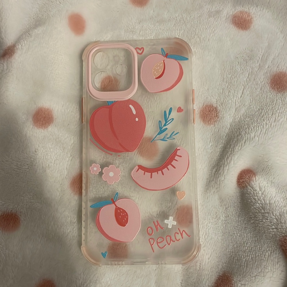 Peach iPhone case